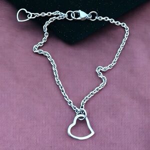🆕 Heart Anklet Stainless Steel